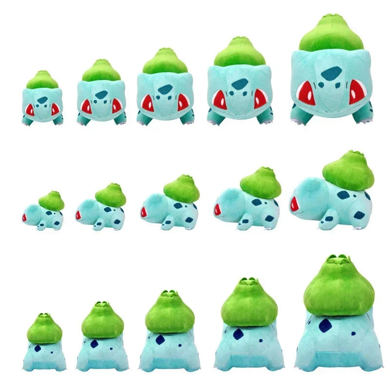 Big Size Bulbasaur Stuffed Doll Toy Cute Elf Pokemon Plush Kawaii Pikachu Doll Pillow Gifts For Children Christmas Baby Gift