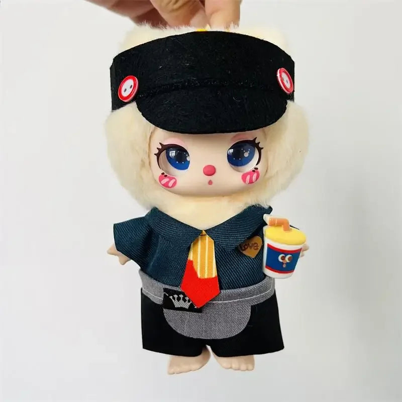 For 17 cm Liila Lucky cat clothes New plush clothing outfit customized Dolls Accessories Cute Decoration