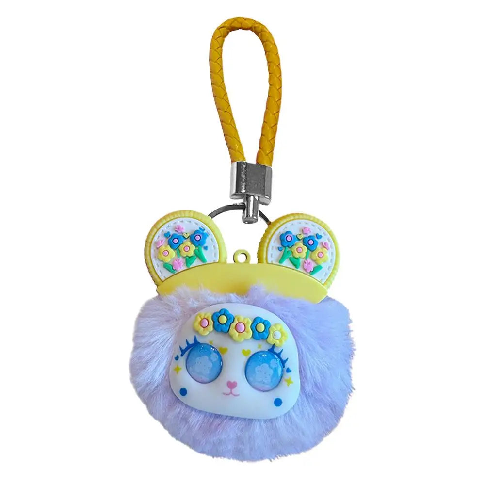 Stuffed Doll Plush Toy Soft Cozy Bag Charm Portable Backpack Accessory Key Pendant For Family Friends Children Bags Backpacks