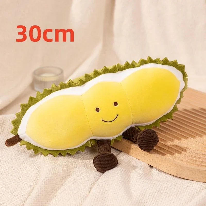 New Simulation Fruits Plush Pillow Soft Stuffed Plush Toy Stuffed Watermelon Hami Melon Balsam Pear Plush Room Decor Kids Gift