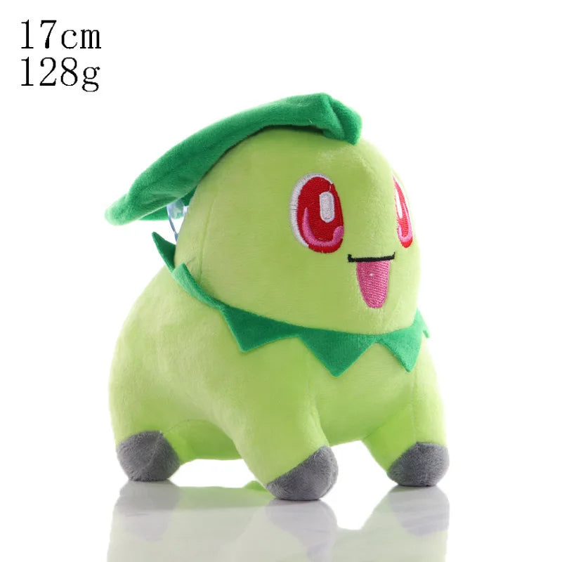 Newest Pokemon 70 Types Elf Plush Pikachu Toys Elekid Lucario Celebi Stuffed Doll Sprigatito Fuecoco Quaxly Plushies Xmas Gifts