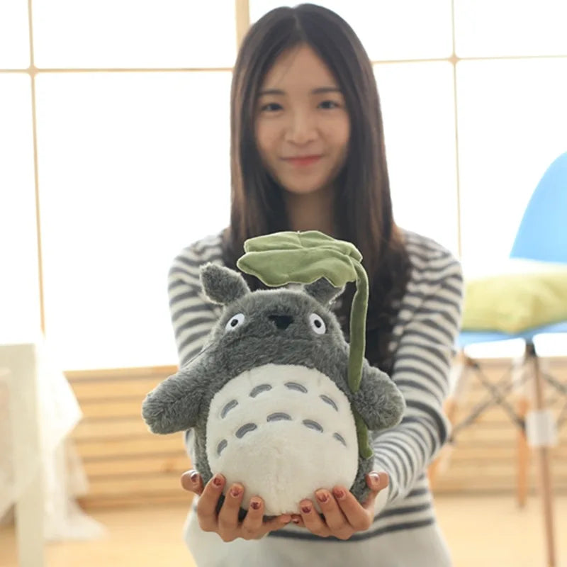 Cute Japan Totoro Back Cushion Totoro Plush Doll Soft Stuffed Toy Decoration With Pillow Birthday Gifts For Kids And Girls