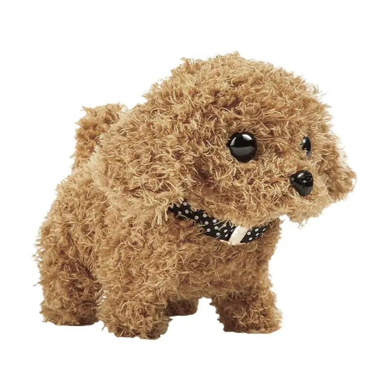 Walking Dog Toy Stuffed Robot Toy Interactive Plush Dog Toy Adorable Walking Electronic Puppy Features Walking Barking Tail