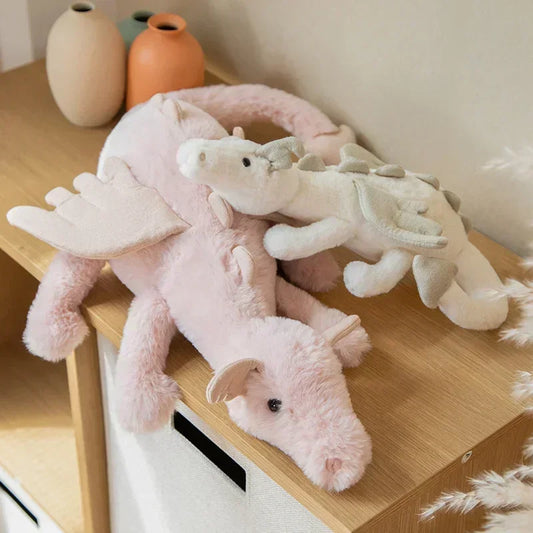 New Dragon Plush Toys Stuffed Dinosaur Flying Wings White Pink Green Blue Dragons PLushies Dolls Birthday Gift for Boy