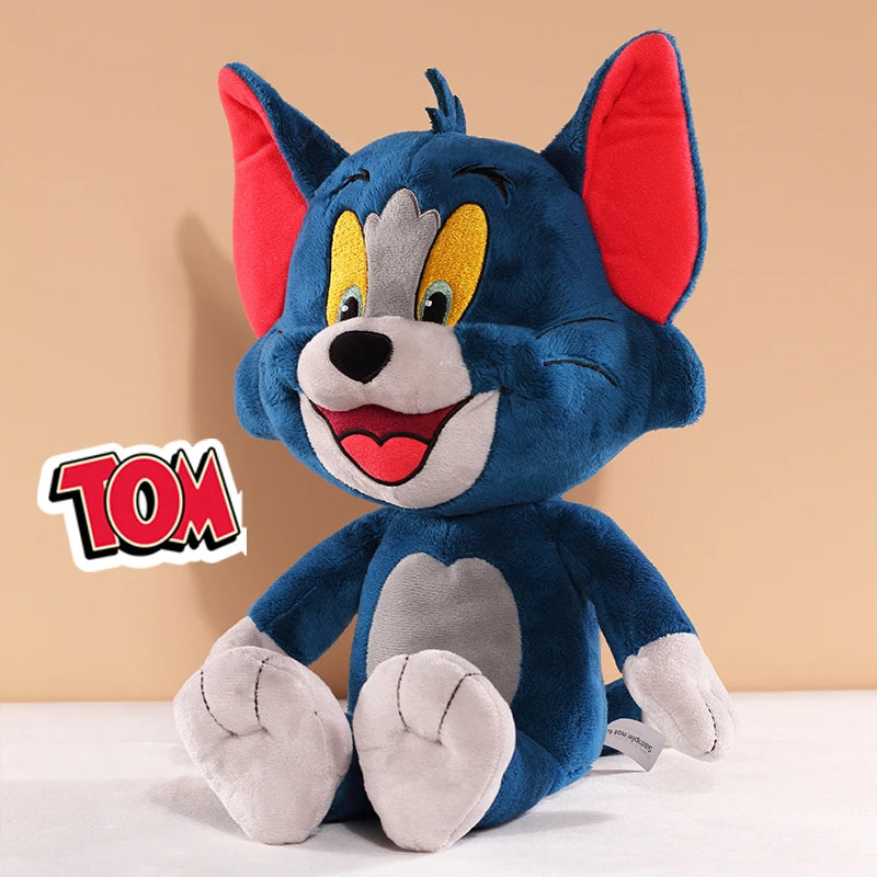 Tom And Jerry Plush Toy Cartoon Movie Cat Tuffy Nibbles Mouse Plushies Stuffed Animals Soap Action Figure Studio Doll Toys