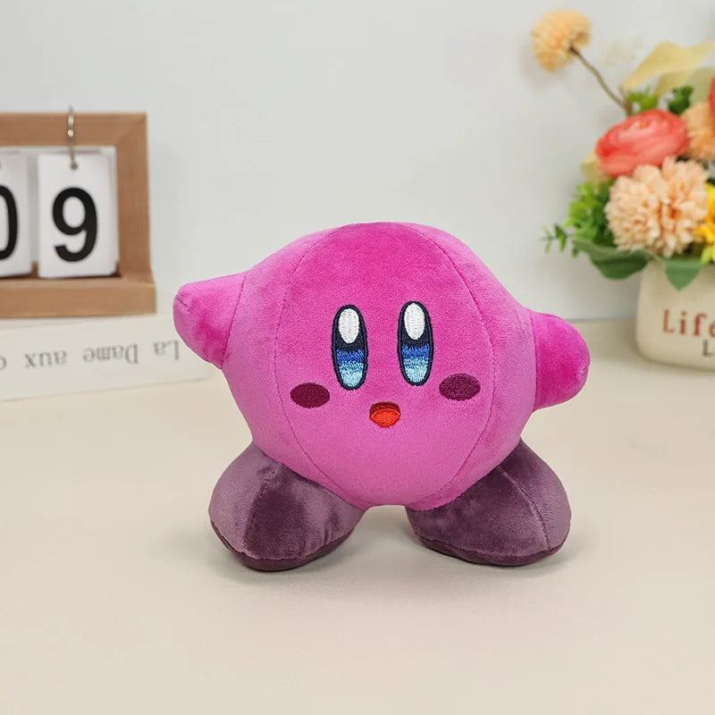 New Anime Star Kirby Plush Doll Blue Pink Coloful Yo-Yo Kirby Stuffed Peluche Toy Christmas Birthday Great Gift For Children