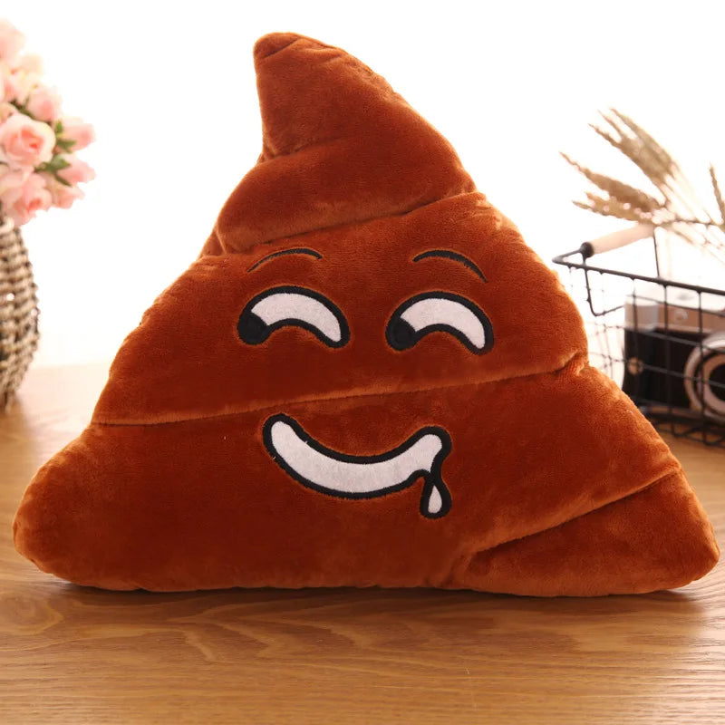 Wholesale cartoon new expression poo plush toys cute funny quirky funny poop cushion