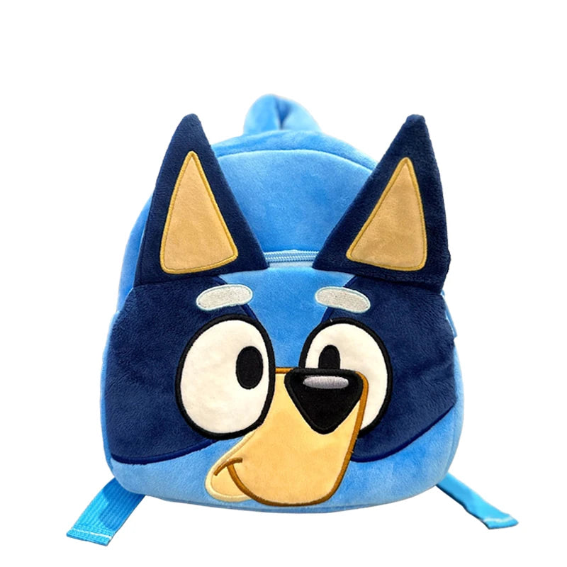 Bluey And Bingo Plush Backpack Anime Figure Muffin Dog Models Cartoon Fashion Mini Schoolbag Storage Bag Gift For Children