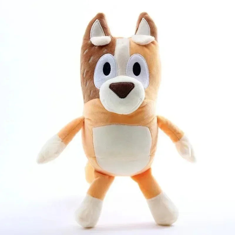 28cm 17cm Bluey Family Plush Toys Cute Simulation Pet Dog Patrol Bingo Sister Kawai Plush Children's Toy Doll Birthday Gift Toy