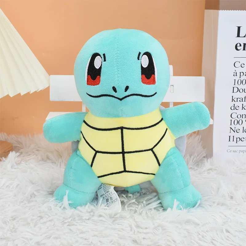 Pokemon Kawaii Plush Toys Mewtwo Psyduck Bulbasaur Charmander Squirtle Anime Doll for Kids Birthday Christmas Cartoon Gift