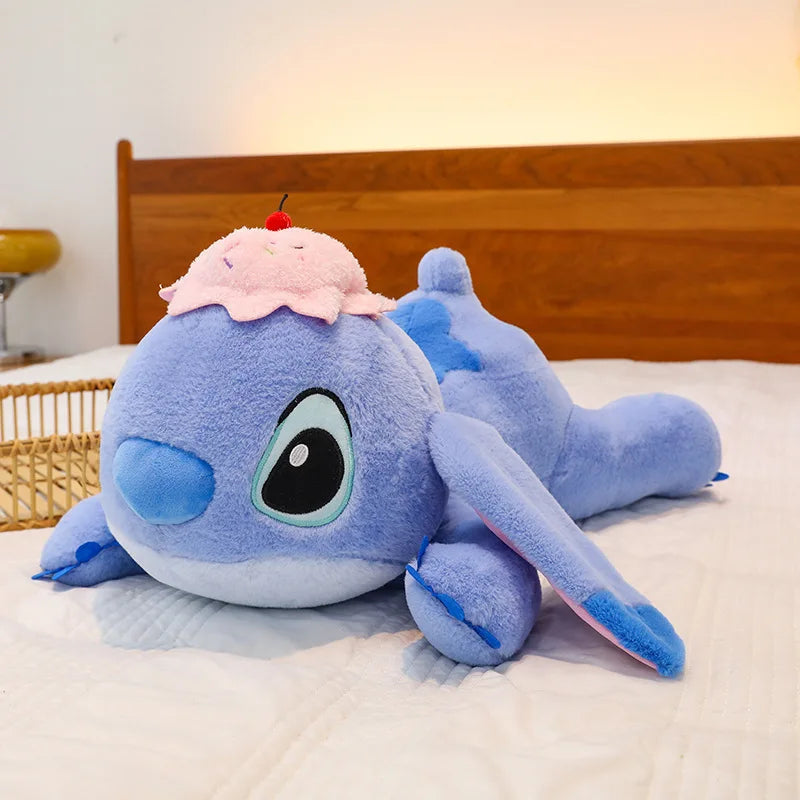 Cartoon Cute Stitch Plush Toys Disney Star Baby Anime Hat Blue Stitch Children's Gifts Toy Dolls Girls Plush Disney Toys