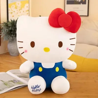 22-35cm Hello Kitty Anime Cartoon Cute Stuffed Toys Sanrio Plushier Soft Pillow Birthday Gifts For Girls Kawaii Pendant Dolls