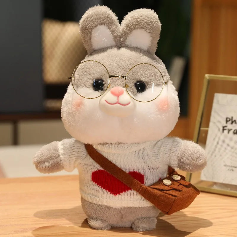 30cm New Cartoon Cute Rabbit Cosplay Dress Up Plush Toys Stuffed Lovely Bunny Dolls Soft Animals for Kids Girls Birthday Gift