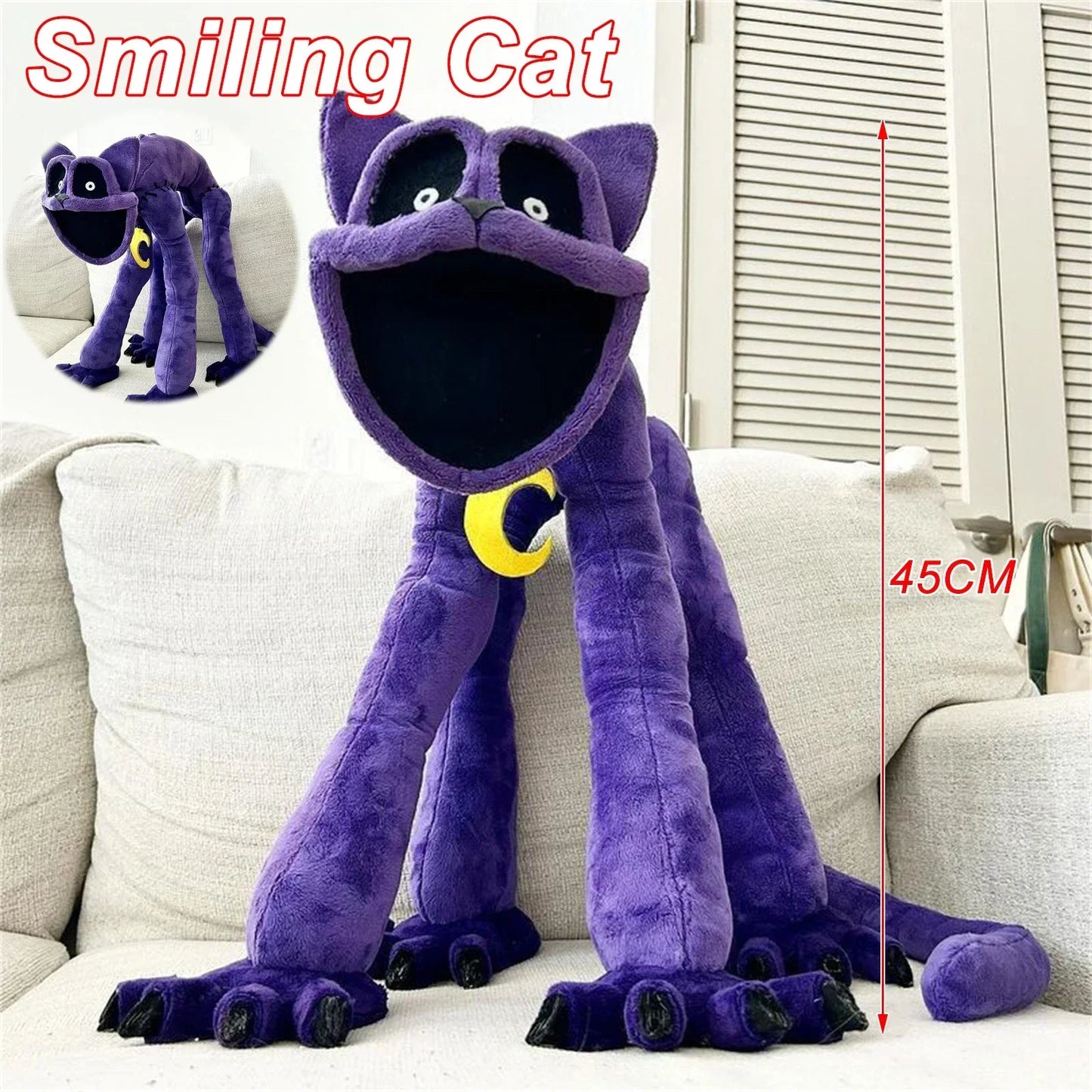 45/30Smiling Critters Plush Toys Catnap Dogday Stuffed Dolls Cartoon Aminal Game Peripherals Plush Toys Kids Birthday Christmas