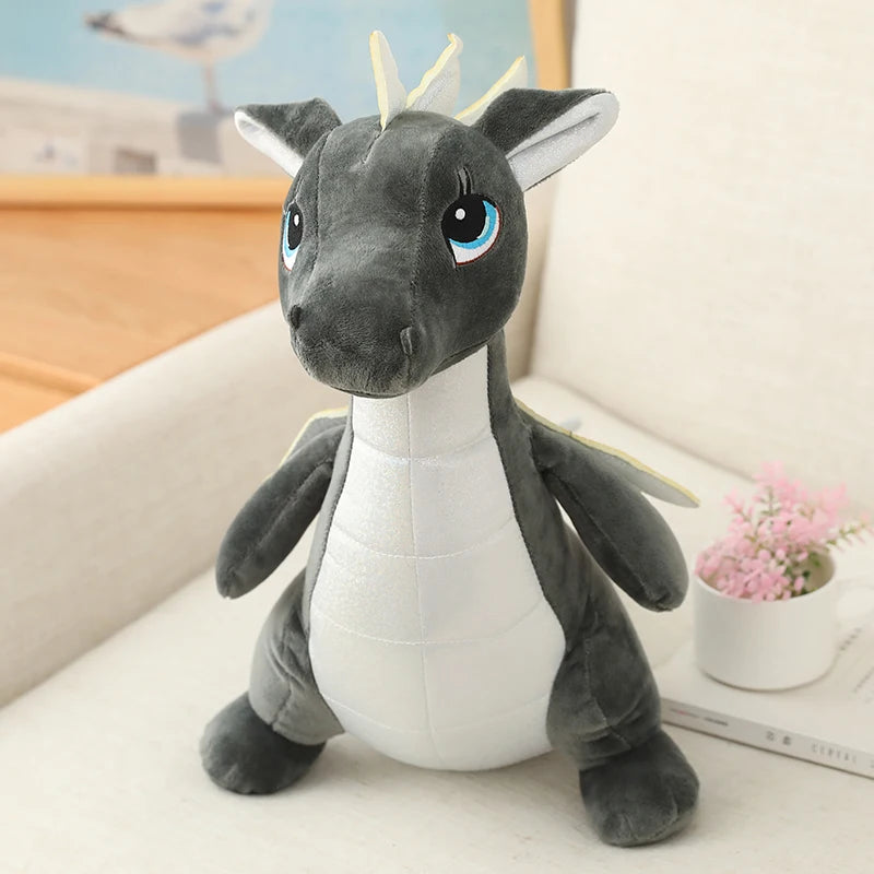 40/60/80cm Kawaii Dinosaur Plush Doll Stuffed Dino Toy Kids Huggable Animal Dragon Plush Pillows Cartoon Gift for Kids