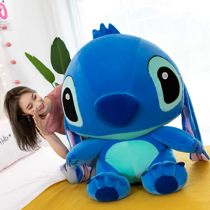 Big Size Disney Peluche Stitch Plush Doll Toys Anime Lilo & Stitch Stuffed Doll Cute Disney Stitch Plush Doll Kid Xmas Baby Gift