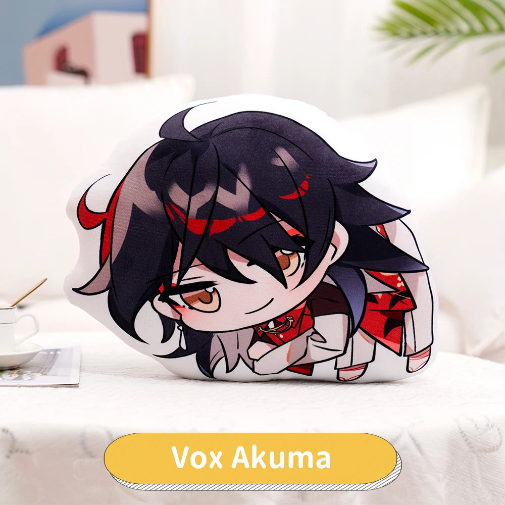 40cm Cute Luxiem Plush Toy Soft Plushies Cute Anime Ike Eveland Mysta Rias Vox Akuma Luca Shu Decorative Pillow Birthday Gifts