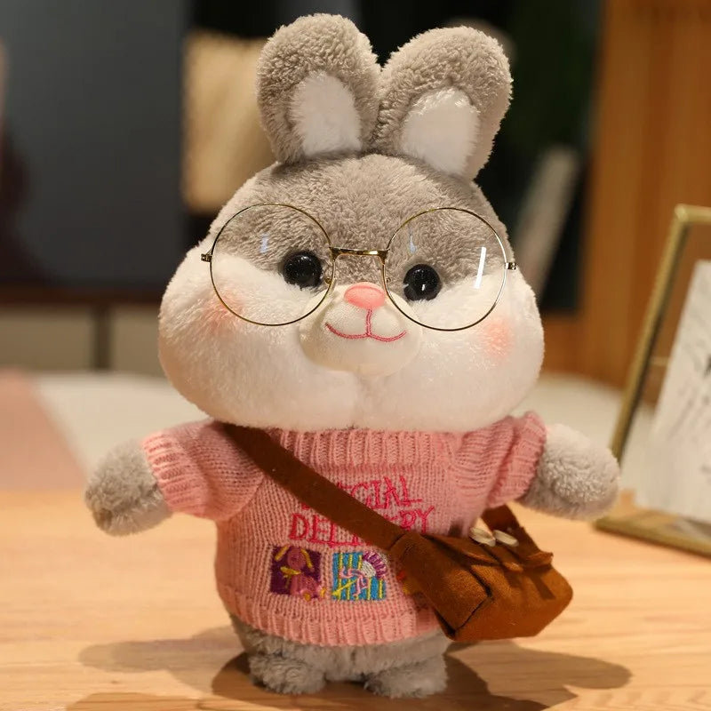 30cm New Cartoon Cute Rabbit Cosplay Dress Up Plush Toys Stuffed Lovely Bunny Dolls Soft Animals for Kids Girls Birthday Gift