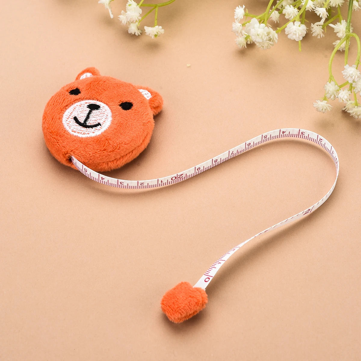 150cm Novelty Funny & Cute Cartoon Retractable Tape Measure Plush Ruler Sewing Tool