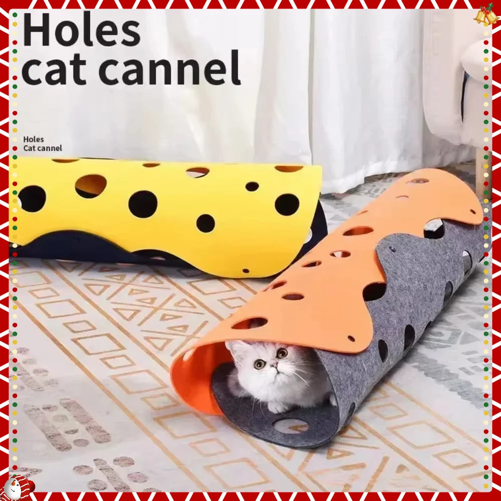 Pet Toy Cat Tunnel Can Be Spliced Paper Scratching Maze Drill Hole Cat Drill Channel Sleep and Play Together From The Hi