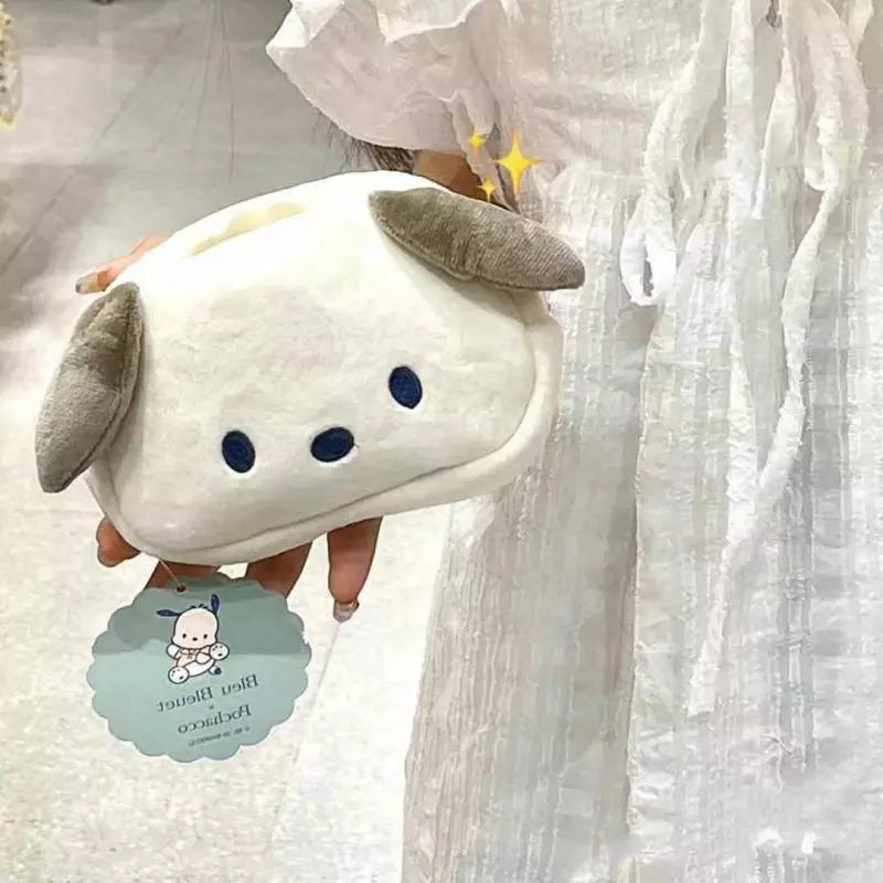 Kawaii Sanrio Plush Pochacco Bag - Plushy Mart