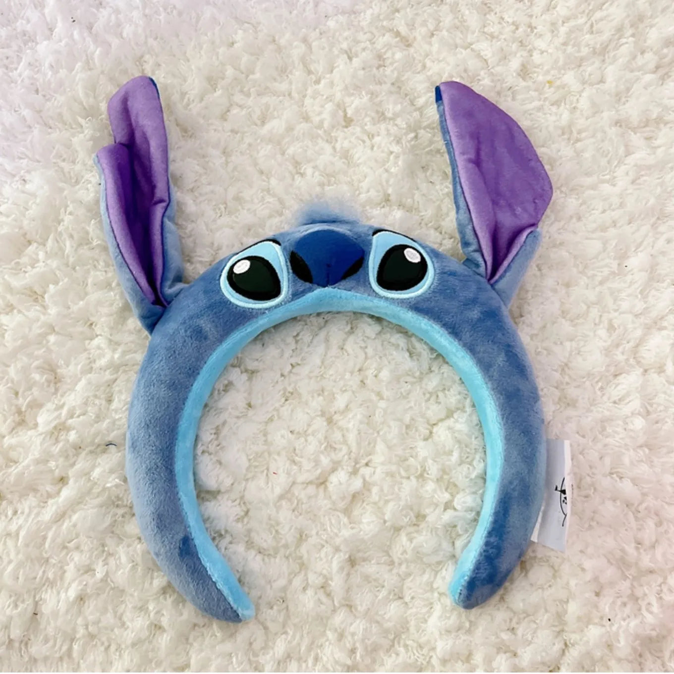 Anime Disney Stitch Woman Hair Band Girl Cute 3D Hair Band Cartoon Ear Amusement Park Headband Wash Face Hair Band Birthday Gift