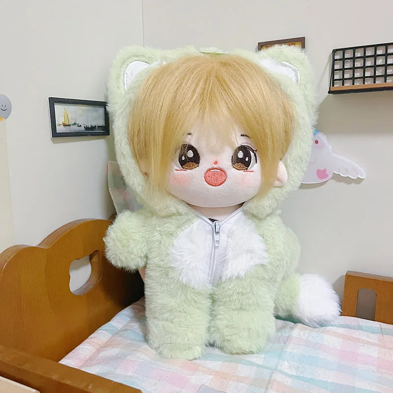 20cm IDol Doll Anime Plush Cotton Dolls with Clothes Cute Stuffed Star Figure Doll Toys Plushies Toys Fans Collection Gifts