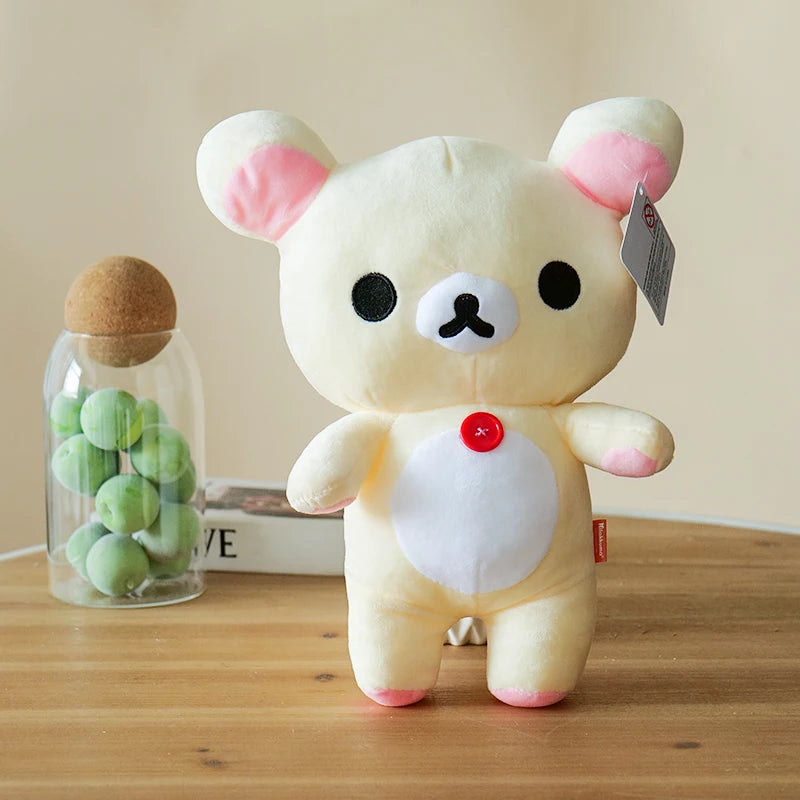 Kawaii Rilakkuma Plush Lovely Animal Kuma Plushies Teddy Bear Stuffed Doll Kawaii Rilakkuma Plush Toy Bear Dress up Gift for Kid