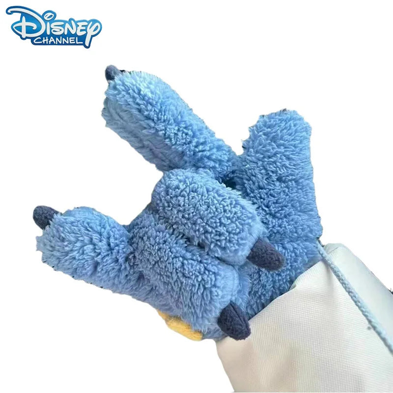 Disney Stitch Gloves Cartoon  Stitch Paw Claw Blue Gloves Plush Mittens Winter Warm Glove Kids Adult Winter Hand Warmer Gifts