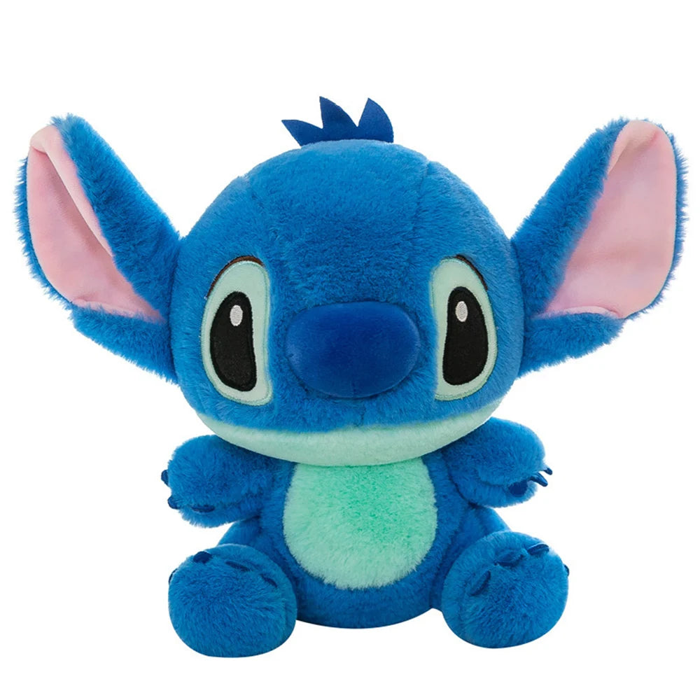 25CM Kawaii Disney Lilo & Stitch Plush Toys Kawaii Soft Blue Purple Elf Disney Lilo & Stitch Stuffed Doll Anime Xmas Gift