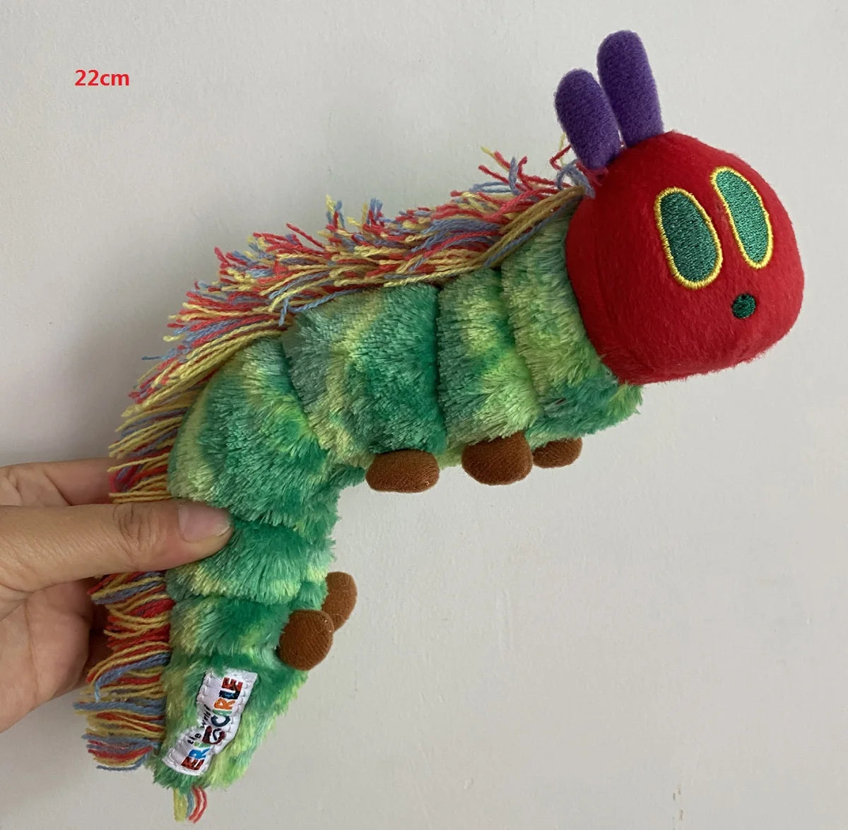 22CM Caterpillar Soft Toy Green Cotton Caterpillar Plush Animal Dolls Lovely Very Hungry Creative Gift For Kids Home Decoration