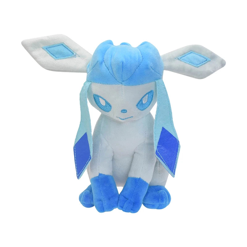 Glaceon Peluche Pokemon Plush Toys Cartoon Cute Dolls Kawaii Stuffed Dolls Birthday Christmas Gift For Kids Friends Collection