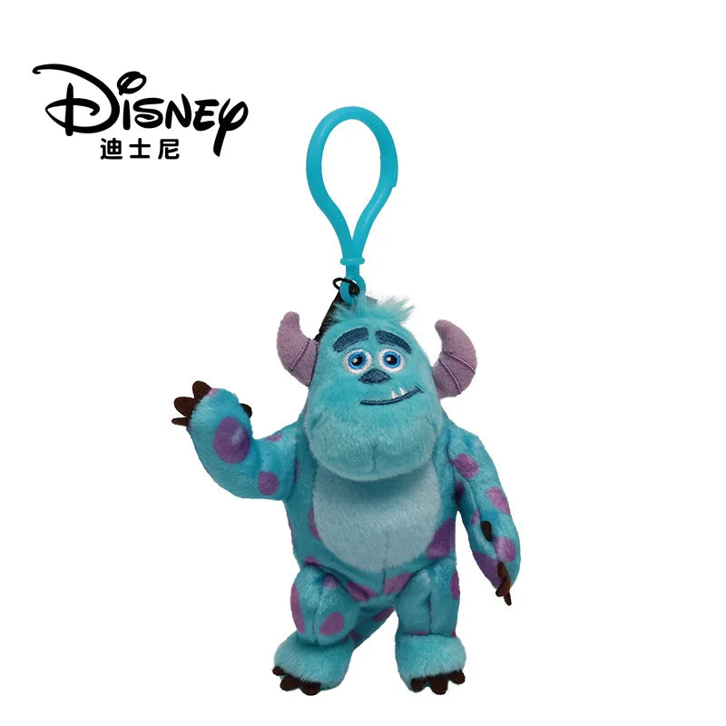 Genuine Disney Stitch Lotso Plush Toys Keychain Pendant Accessories Cute Cartoon Stuffed Doll Key Ring Toys Key Chain Gift