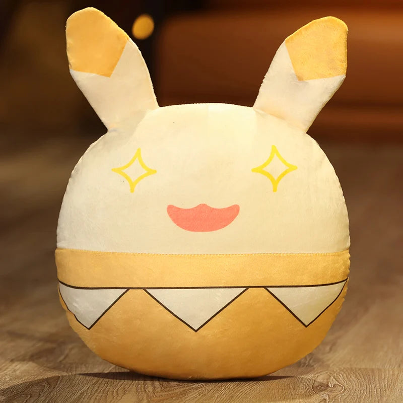 Kawaii Genshin Slime Pillow Genshin Impact Plush Cushion Cute Anime Game Stuffed Original God Cosplay Fans Peluche for Kid Gift