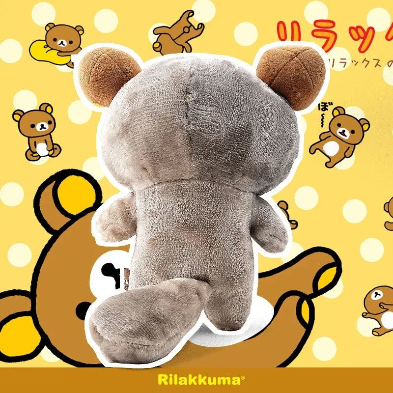 22cm Rilakkuma Plush Toy Dressing Teddy Bear Stuffed Doll Lovely Anime Coser Bear Peluche Kawaii Rilakkuma Plushies Kid Gifts