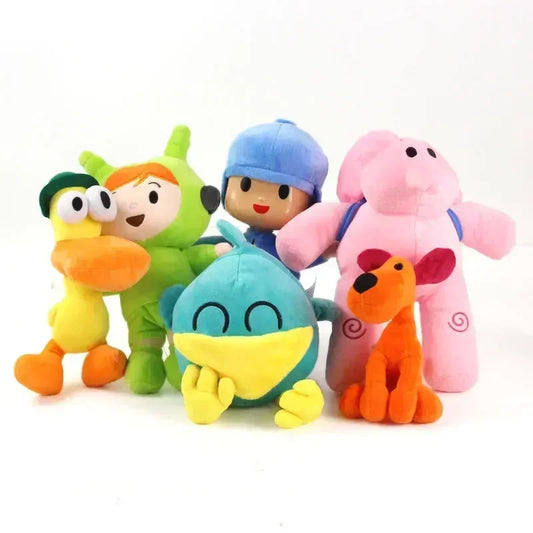 Cross-border explosion toy small P Youyou Pocoyo plush Barto duck puppy Lula Aili elephant doll