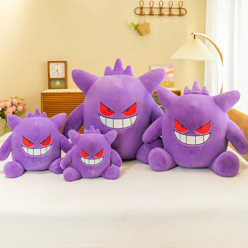 30-65cm Gengar Peluche Pokemon Plush Toys Anime Stuffed Toy Doll Kawaii Gengar Pendant Clip Soft Stuffed Plush Doll Gift for Kid