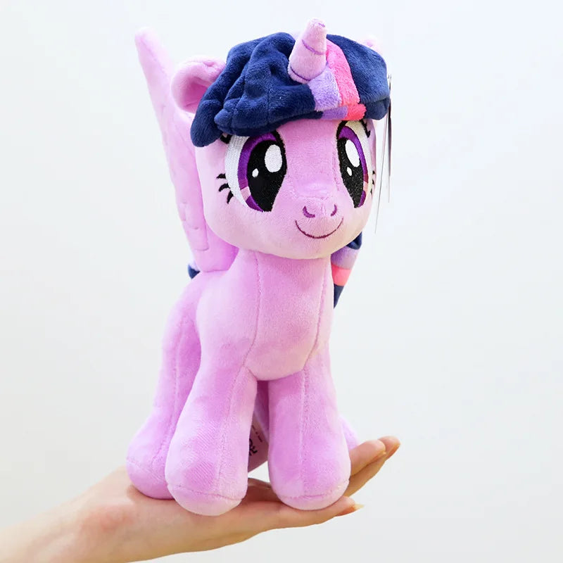 26Cm My Little Pony Plush Toys Anime Friendship Is Magic Plushies Twilight Sparkle Fluttershy Pinkie Pie Soft Kid Birthday Gifts