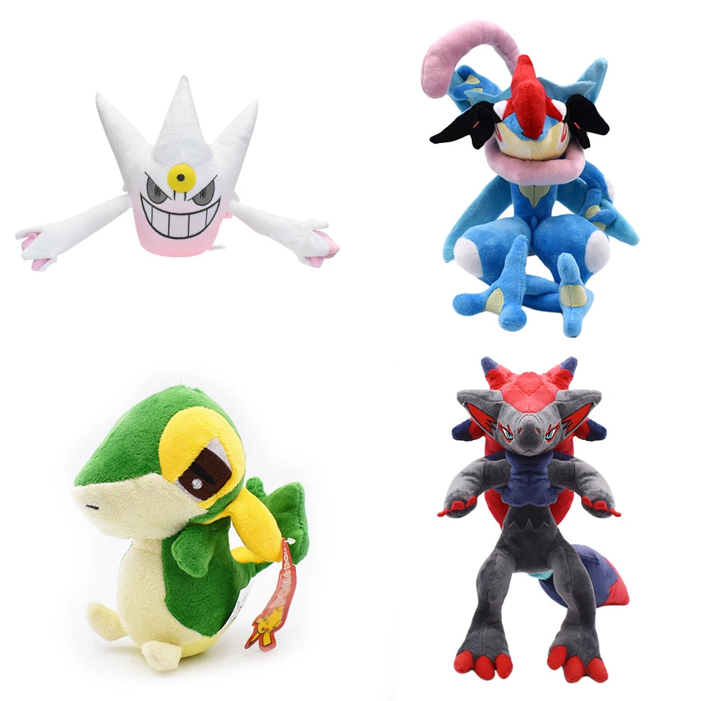 Pokemon Plush toys Soft stuffed Anime dolls Gengar Greninja Zoroark Froakie Mewtwo Blissey Darkrai Venusaur Moltres 20 styles