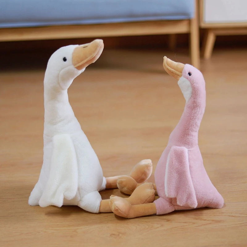 Long Neck Goose Stuffed Plush Doll Cute Soft Stuffed Dolls Plushie Animals Toys for Kids Baby Children Birthday Gifts