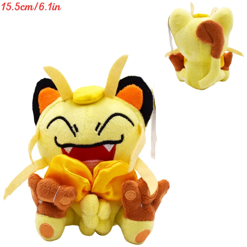 POKEMON Cubone Raichu Piplup Smoliv Phanpy Plush Toy Anime Wobbuffet Gengar Rowlet Meowth Mewtwo Peluche Doll Birthday Gift Kids