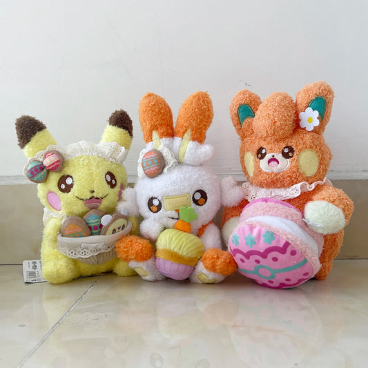 New Festival Styles Pawmi Scorbunny Pikachu Plush Toy Pokemon Stuffed Doll Cute Gifts