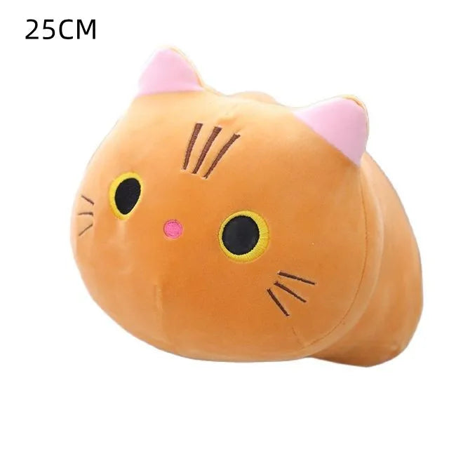 18cm/40cm/55cm Black Cat Shaped Soft Plush Pillows Doll Lovely Cartoon Animal Stuffed Toys Girls Birthday Gifts Ornaments