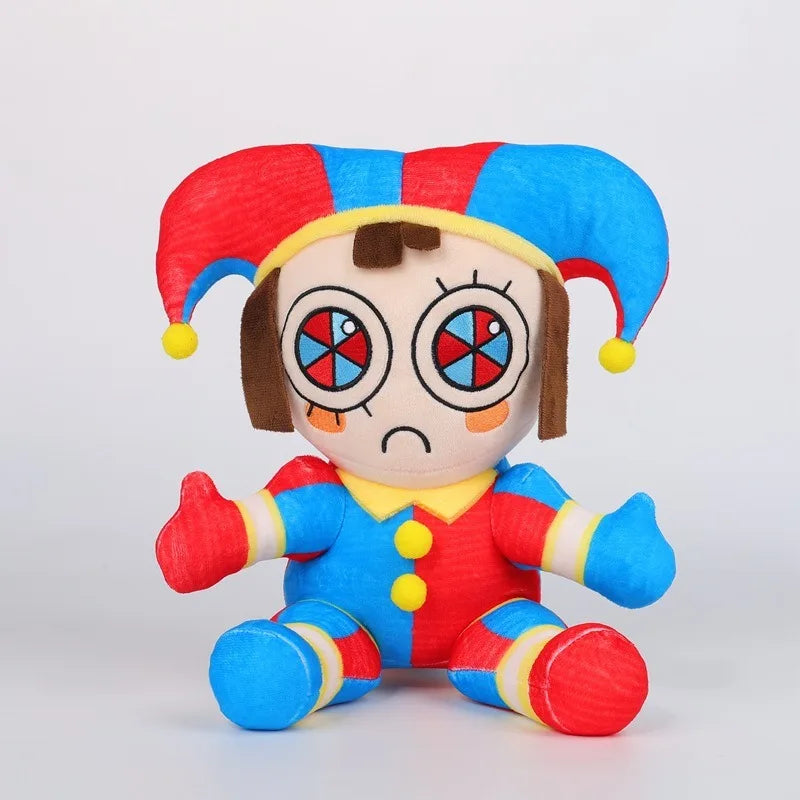 The Amazing Digital Circus Pomni Jax Plush Toy Anime Cute Stuffed Rabbit Animal Doll Cartoon Clown Christmas Kids Gifts