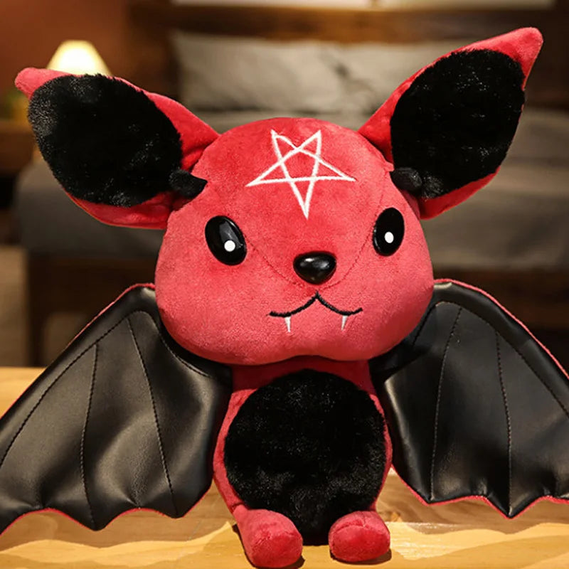 30cm Halloween Plushy Four-color Demon Bat Cartoon Soft Model For Boys and Girls Christmas Halloween Holiday Gifts