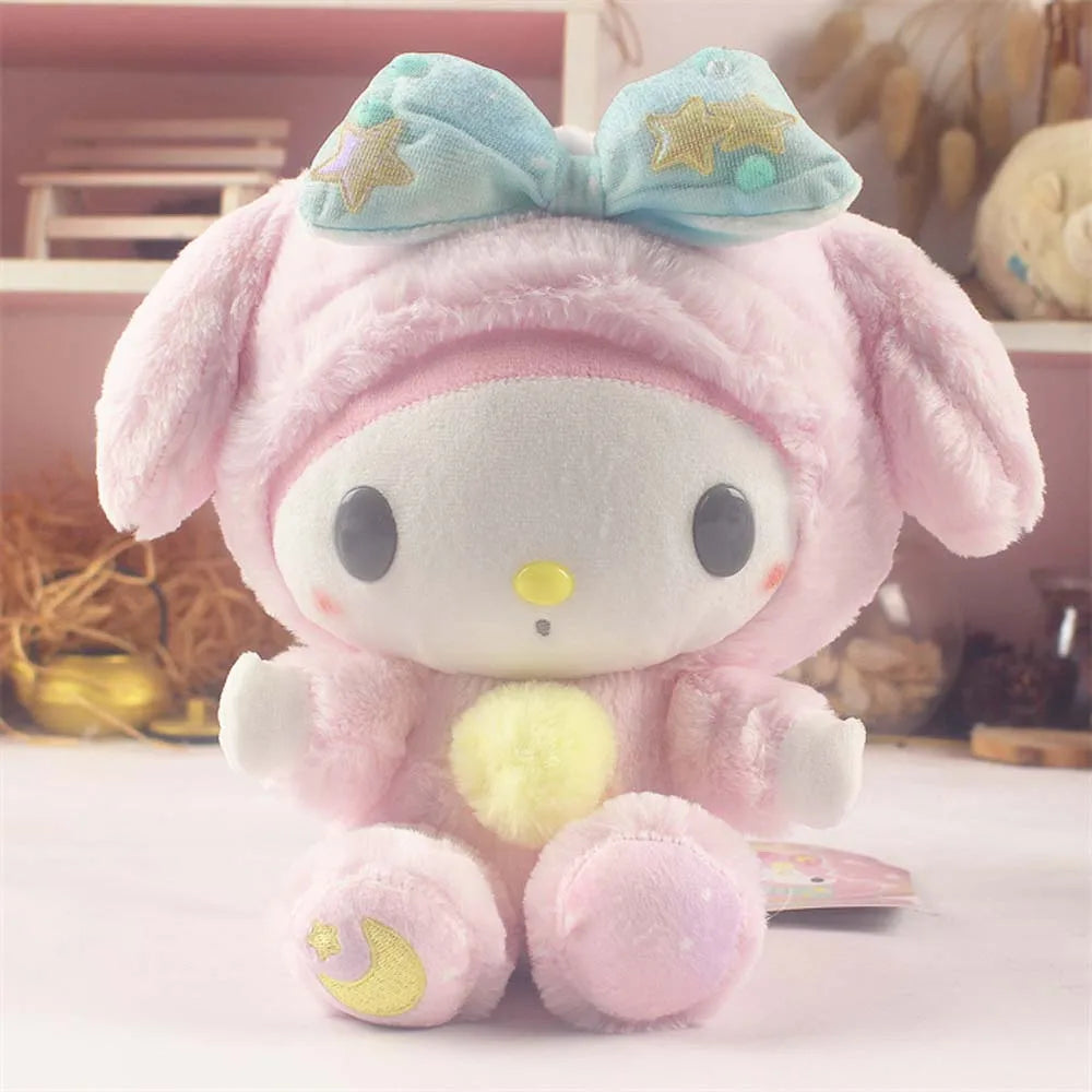 20cm Sanrio Plushie Doll Kawaii Stuffed Animals Cute Hello Kitty Kuromi My melody Cinnamoroll Plush Toy Home Decor Children Gift