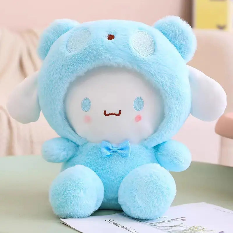 Sanrio 25Cm Anime Kuromi Toys Kawaii Mymelody Cinnamorol Plush Soft Stuffed Animals Doll Plushie Pillow Xmas Gift Decor