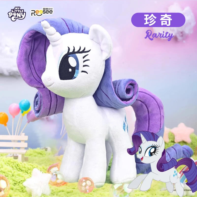 New My Little Pony Plush Toys Twilight Sparkle Pinkie Pie Rarity Fluttershy Applejack Rainbow Dash Stuffed Doll Kid Xmas Gift