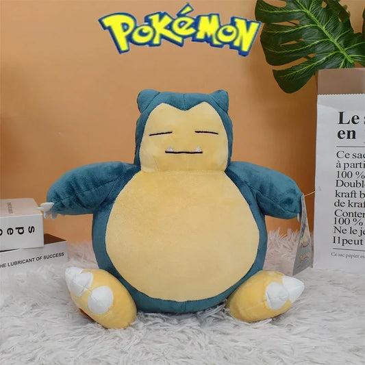 Original Snorlax Plush Toys Cartoon&Cute Stuffed Dolls Throw Pillow Birthday Gift For Kids Christmas Gifts