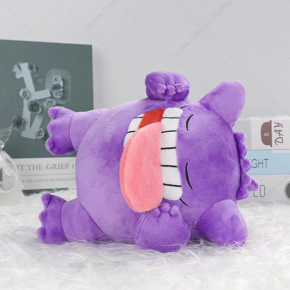 NEW Gengar Pokemon Soft Plush Toy Gengar Stuffed Animal Dolls Cartoon Cute Peluche Christmas Gift